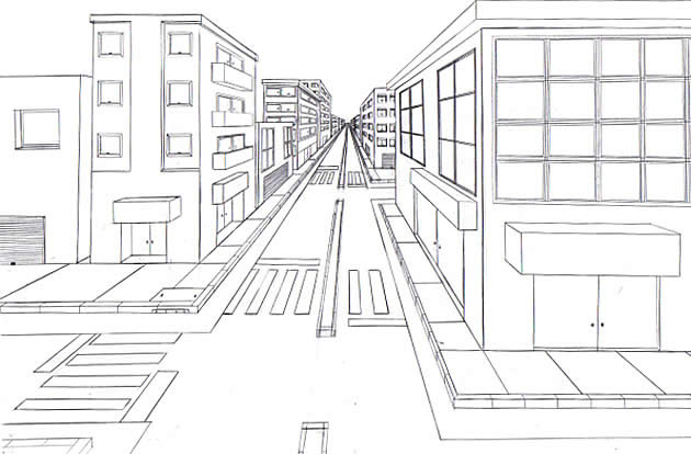 1 point perspective city orig